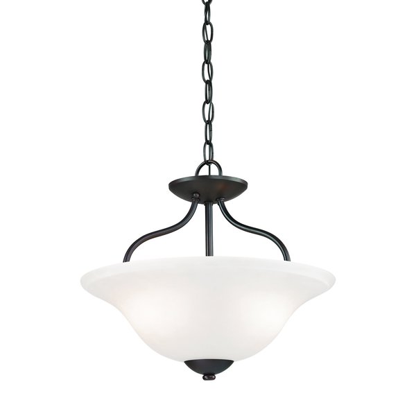 Thomas Conway 15'' Wide 2Light Semi Flush Mount, Oil Rubbed Bronze 1252CS/10